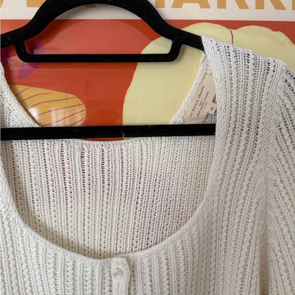 White sezane sweater - Picture 3 of 10